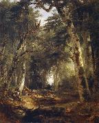 Asher Brown Durand In the woods oil painting